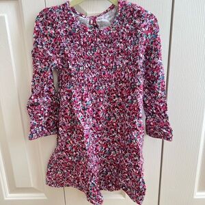 Wonder Nation Floral Long Sleeve Dress 3T